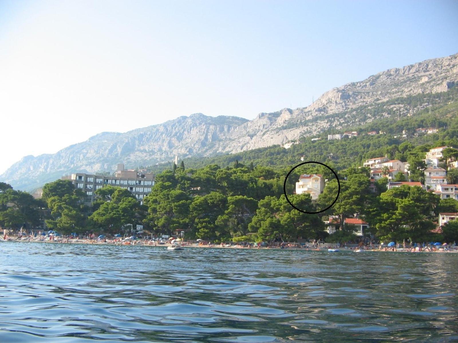 Villa Dalmatino Брела Экстерьер фото